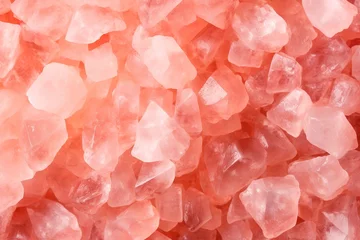 Foto op Aluminium Himalayan pink crystal salt background © IMAGE