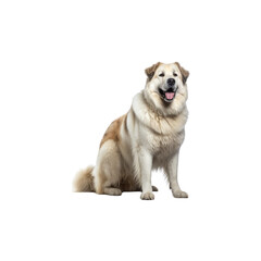 Alabai breed dog  no background