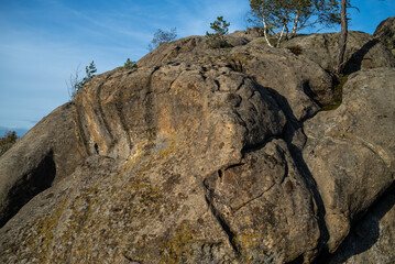Rocks in the mountains. Travel destination. National park