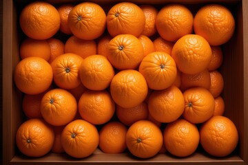 oranges in the market