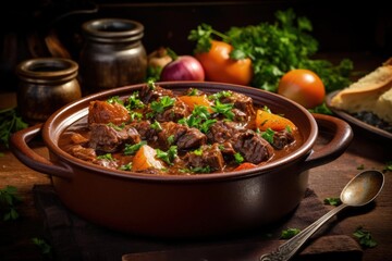 delicious rich beef stew comfort food