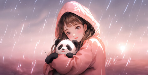anime panda kaizen wallpapers free download. Generative Ai content wallpaper