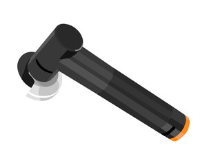 Vector Illustration cut off grinder tool, cutting disc, Die Grinder Wheels, Pneumatic Metal Sheet Cutting Tool, isolated on white background. Carpentry tools.