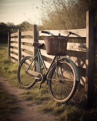 Bicycle Memories Warmth of Retro Days