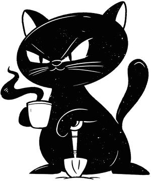Schwarze Katze, Morgenmuffel