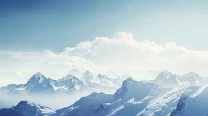 Obraz premium snow covered mountains