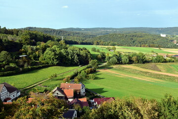 Blick auf das Umland von Bad Zwesten