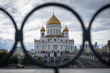 The Cathedral of Christ the Saviour in Moscow, Russia