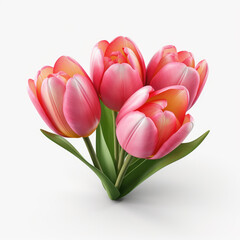 Tulip isolated on a white background