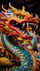 Obraz premium Zodiac Dragon of the Twelve China
