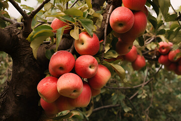 apples on tree
