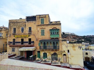 Malte, La Valette, balcons ferm&eacute;s