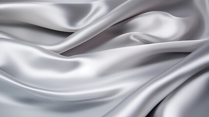 luxury silver fabric texture for background.