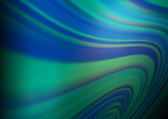 Light BLUE vector glossy bokeh pattern. Creative illustration in halftone style with gradient. The template can be used for your brand book.