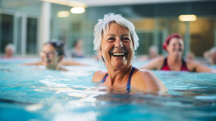 person in swimming pool