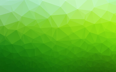Light Green vector low poly cover. An elegant bright illustration with gradient. Brand new design for your business.