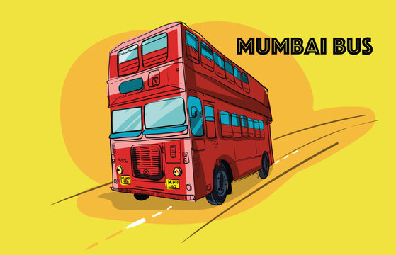 Mumbai people and culture illustration vectors