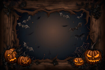 Halloween Themed Frame 