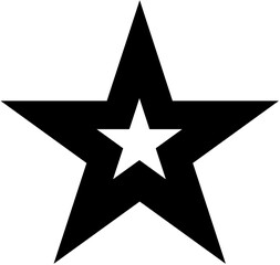 Obraz premium Star vector icons. Set of star symbols isolated. Vector file 