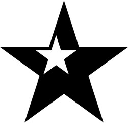 Star vector icons. Set of star symbols isolated. Vector file
