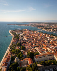 Sky view from Zadar, Croatia