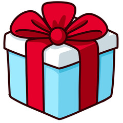 cute christmas element in cartoon style 