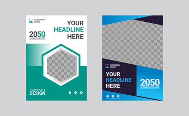 Creative corporate book cover design