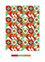 Obraz premium art, background, banner, circle, color, colorful, composition, contemporary, cover, creative, cube, decoration, decorative, design, element, elements, funky, geometric, geometric background, geometry,