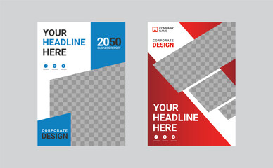 Creative corporate book cover design