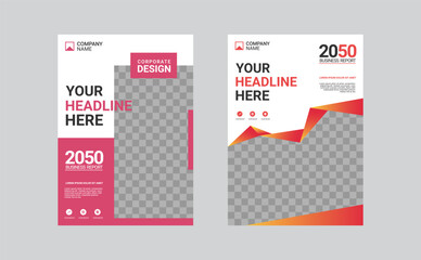 Creative corporate book cover design