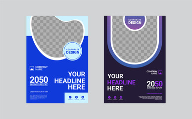 Creative corporate book cover design