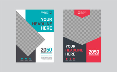 Creative corporate book cover design