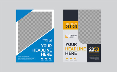 Creative corporate book cover design