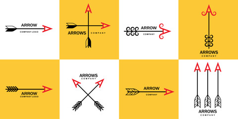 Modern Arrow Logo designs concept vector