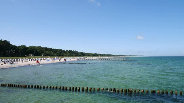 Zingst, Germany, day at the beach , Baltic sea