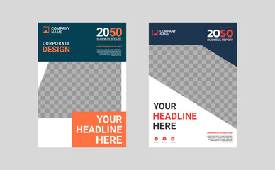 Creative corporate book cover design