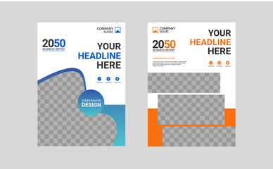 Creative corporate book cover design