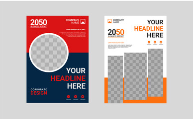 Creative corporate book cover design