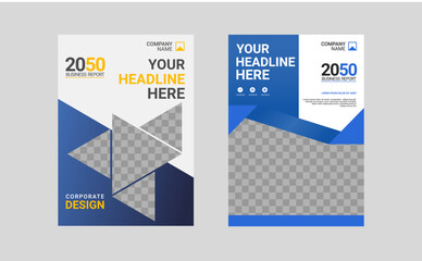 Creative corporate book cover design