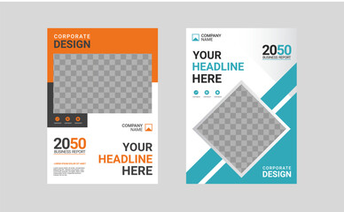 Creative corporate book cover design