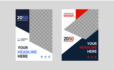 Creative corporate book cover design