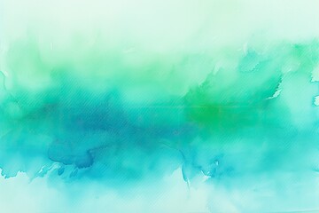 Abstract colorful watercolor for background. Digital art painting. Texture paper, Blue green...