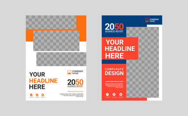 Creative corporate book cover design