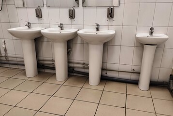 toilet bowl and sink