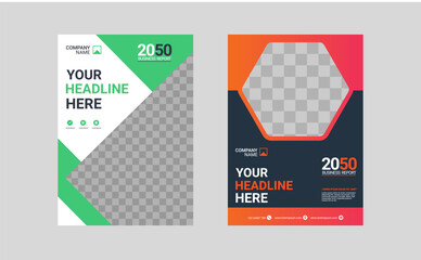 Creative corporate book cover design