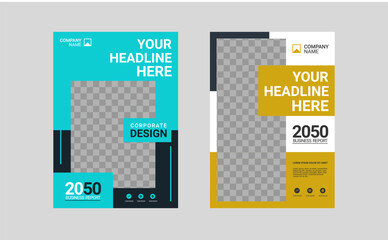 Creative corporate book cover design