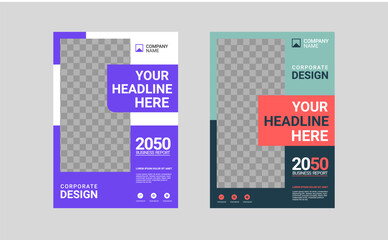 Creative corporate book cover design