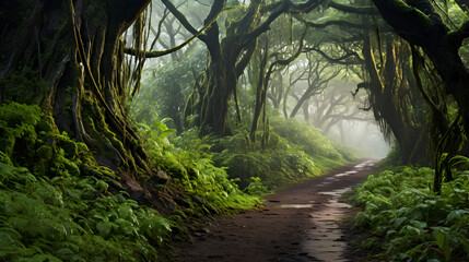 Path through Nailiili haele forest