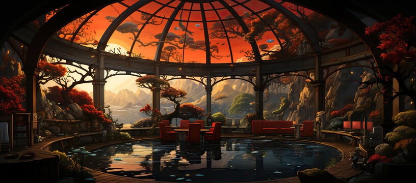 Enchanted Underwater Library