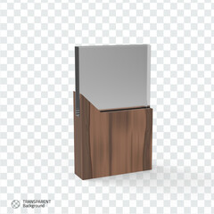 trophy 3d rendering isolated transparent background